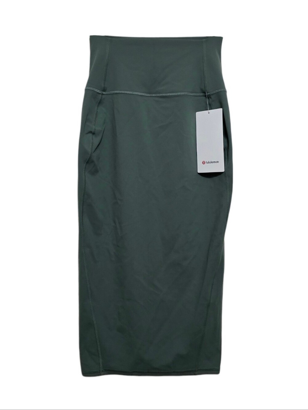 lululemon Nulu Slim-Fit High-Rise Skirt Grey Eucalyptus Size 4 NWT